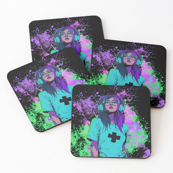 Item preview, Gamer Girl Neon designed and sold by RedPandi art.