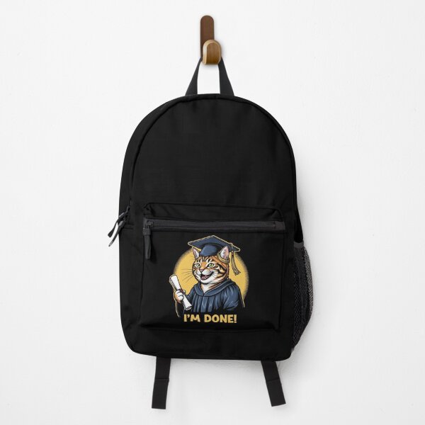 Item preview, I am done cat officially graduated t-shirt designed and sold by TheHappyHaul.