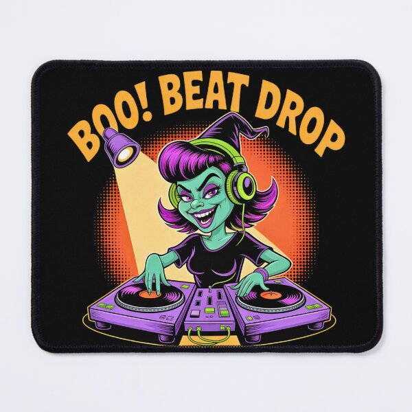 Item preview, Boo! Beat Drop - DJ Witch designed and sold by VibrArtco.