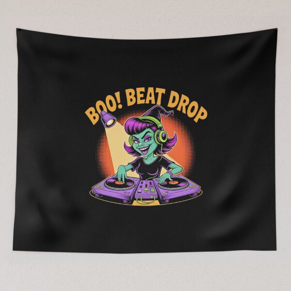 Item preview, Boo! Beat Drop - DJ Witch designed and sold by VibrArtco.