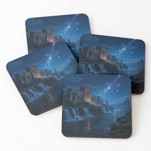 Item preview, night scene with stars designed and sold by Colorfulsigns.