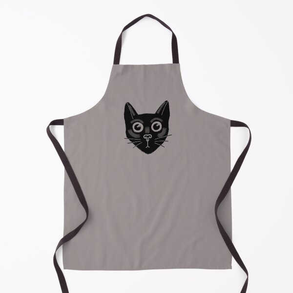 Item preview, Peeking Cat Hypnotized Black Cat Portrait designed and sold by alczar.