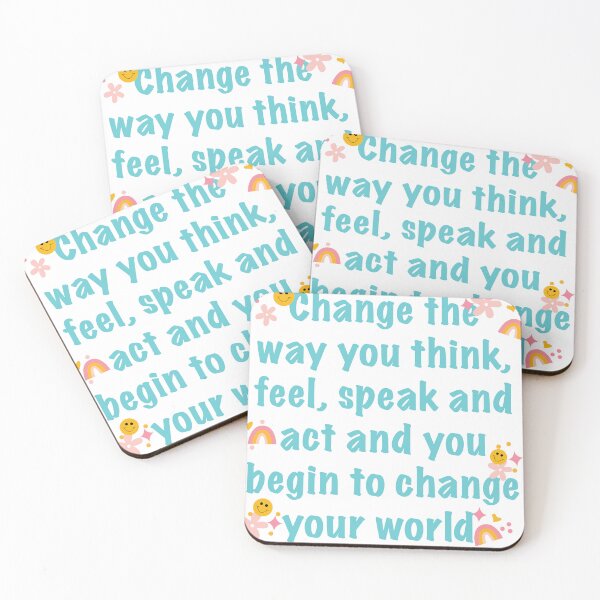 Item preview, Change The Way You Think, Feel, Speak and Act designed and sold by megutley.