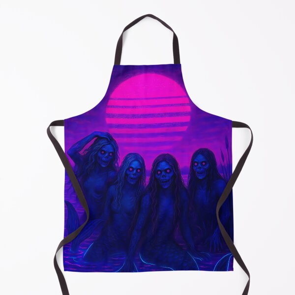 Item preview, Mermaids of the Cape Fear – Dark Synthwave Cryptid Horror designed and sold by JWsNeonHorizons.