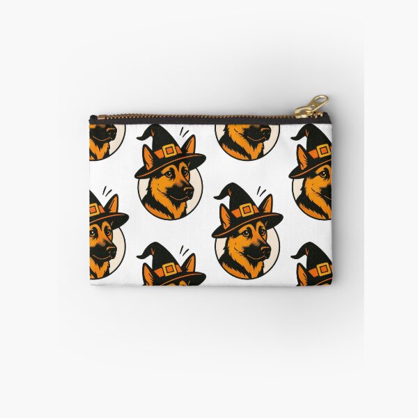 Item preview, German Shepherd Retro Halloween Dog Illustration designed and sold by Flying Doggo.