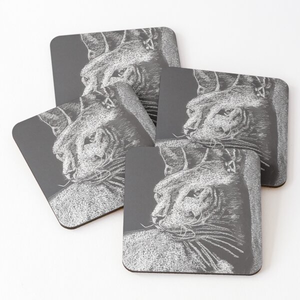 Item preview, Albino cat designed and sold by Michael Birchmore.