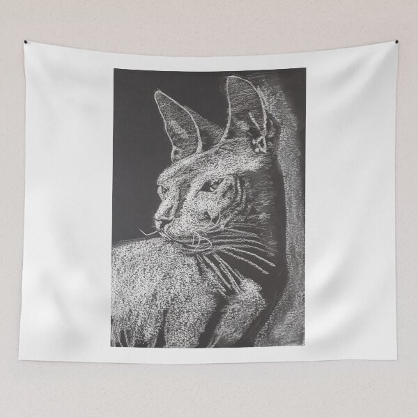 Item preview, Albino cat designed and sold by Michael Birchmore.