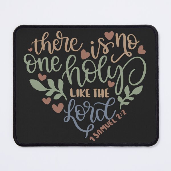 Item preview, No One Holy Like the Lord – 1 Samuel 2:2 Scripture Art designed and sold by Hope & Light Designs.