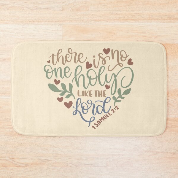 Item preview, No One Holy Like the Lord – 1 Samuel 2:2 Scripture Art designed and sold by Hope & Light Designs.