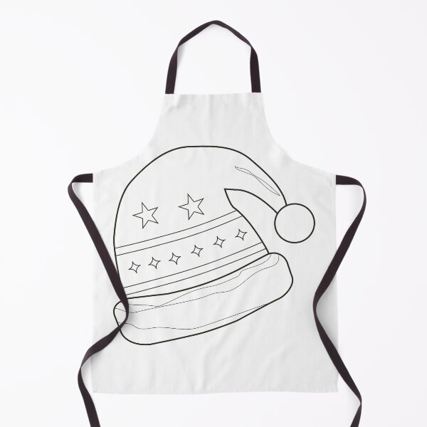 Item preview, Santa Hat Coloring Page – Merry Christmas Black and White Illustration designed and sold by CheriTanya.
