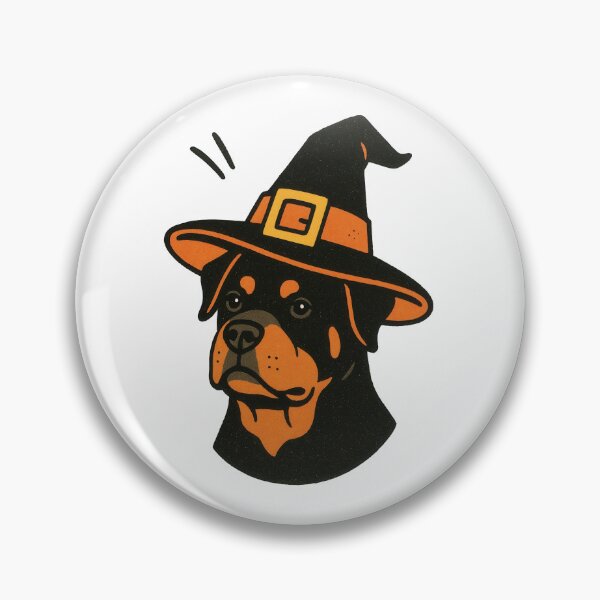 Item preview, Rottweiler Retro Halloween Dog Cartoon Art designed and sold by Flying Doggo.