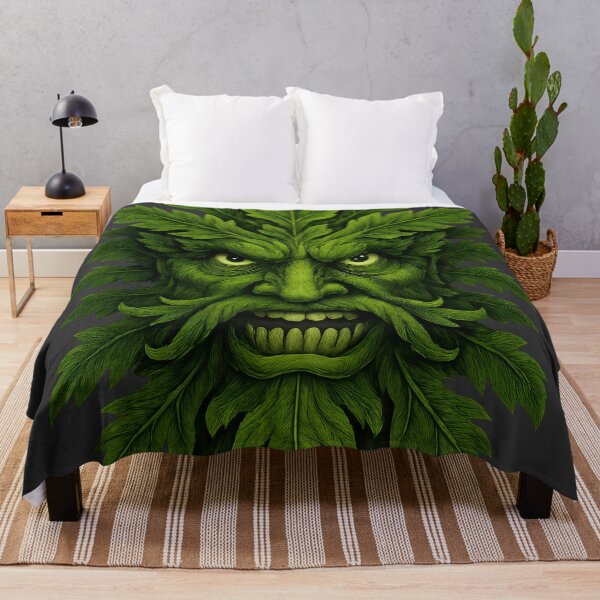 Item preview, Green Man Pagan Forest Spirit Artwork designed and sold by Shoot-The-Moon.