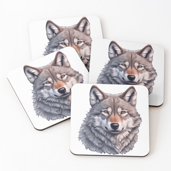 Item preview, Majestic Wolf Art Print – Stunning Wildlife Illustration for Nature Lovers designed and sold by DigiGroove.