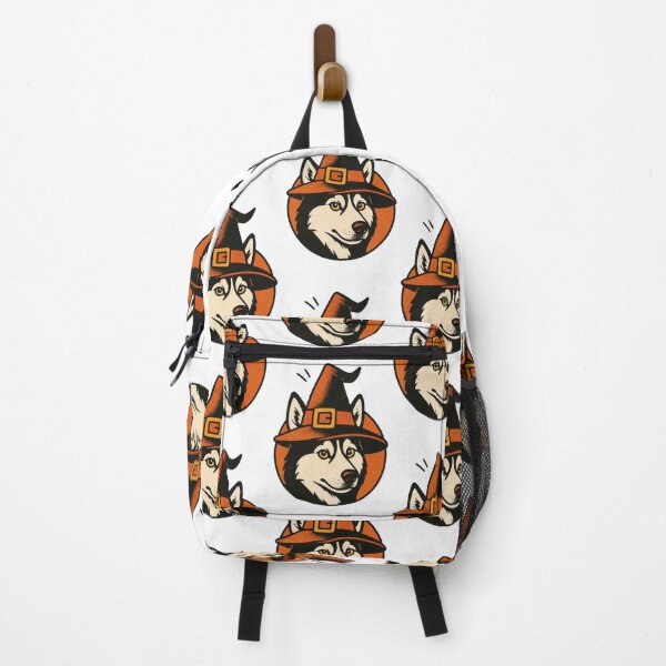 Item preview, Siberian Husky Retro Halloween Dog Illustration designed and sold by Flying Doggo.