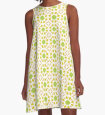floral islamic mandala seamless colorful repeat pattern A-Line Dress