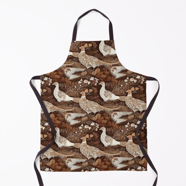 Item preview, Pheasants in the field in mocha and brown designed and sold by SophieClimaArt.