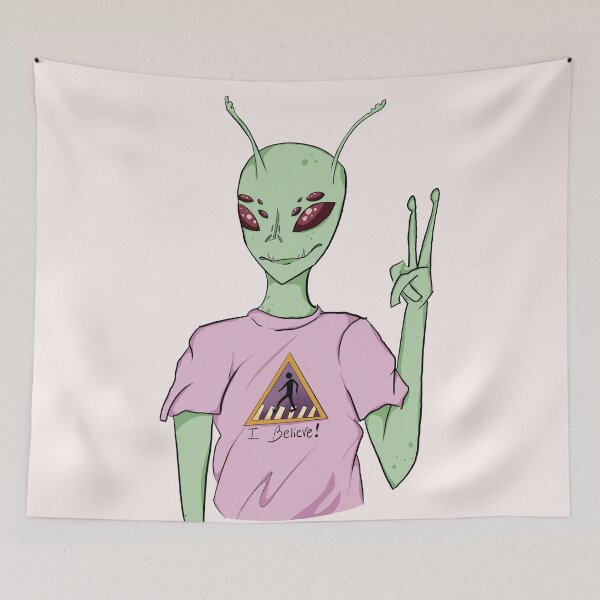 Item preview, I Believe Alien  designed and sold by AnthamaArt.