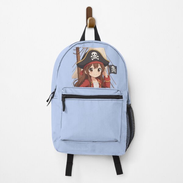 Item preview, Treasure Awaits on the Open Sea – Cute Anime Pirate Girl designed and sold by Novel Works Studio.