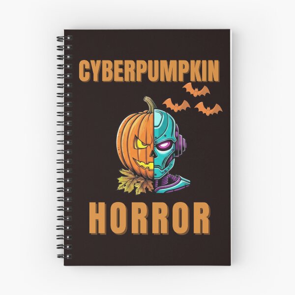 Item preview, CyberPumpkin Horror  Dark Cyberpunk Pumpkin for Halloween and Christmas designed and sold by MojNetSerwis WWK.