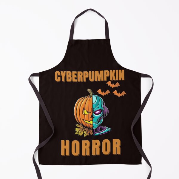 Item preview, CyberPumpkin Horror Dark Cyberpunk Pumpkin for Halloween and Christmas designed and sold by MojNetSerwis WWK.