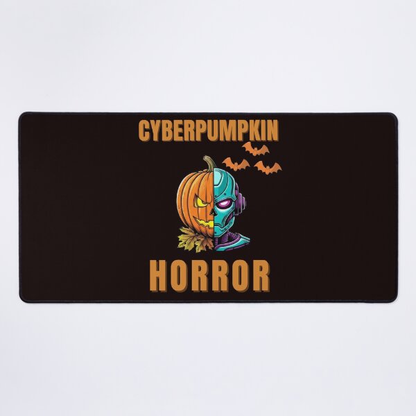 Item preview, CyberPumpkin Horror Dark Cyberpunk Pumpkin for Halloween and Christmas designed and sold by MojNetSerwis WWK.