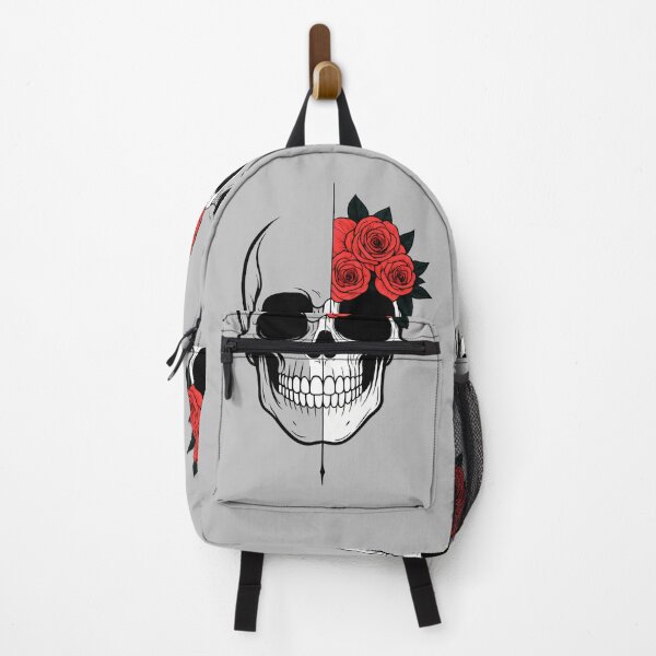 Item preview, Half Skull With Red Roses Gothic Art designed and sold by Shoot-The-Moon.