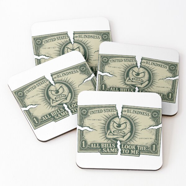 Item preview, All Bills Look the Same – Blind Money Woes designed and sold by Eyepatch-Jacks.