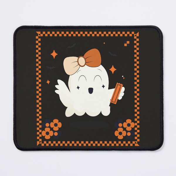 Item preview, The Glittering World of Ghost: Checkered Flowers and Bats, Gothic elegance designed and sold by Trend-Dify.
