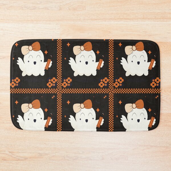 Item preview, The Glittering World of Ghost: Checkered Flowers and Bats, Gothic elegance designed and sold by Trend-Dify.