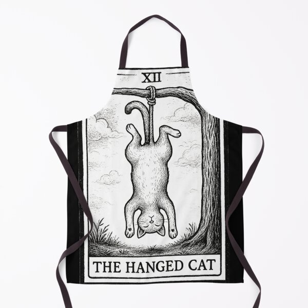 Item preview, The Hanged Cat – Mystical Tarot Feline designed and sold by DuckyRebels.