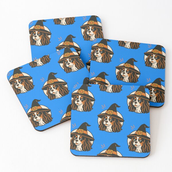 Item preview, Cavalier King Charles Spaniel Retro Illustration designed and sold by Flying Doggo.