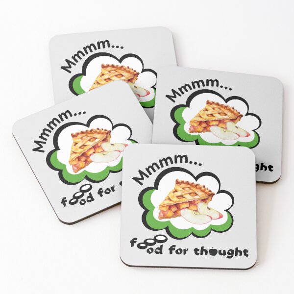 Item preview, Mmmm... An Apple Pie Slice is Food for Thought. designed and sold by MPC-Mince-Pies.
