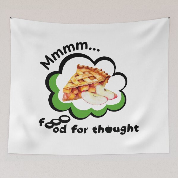 Item preview, Mmmm... An Apple Pie Slice is Food for Thought. designed and sold by MPC-Mince-Pies.
