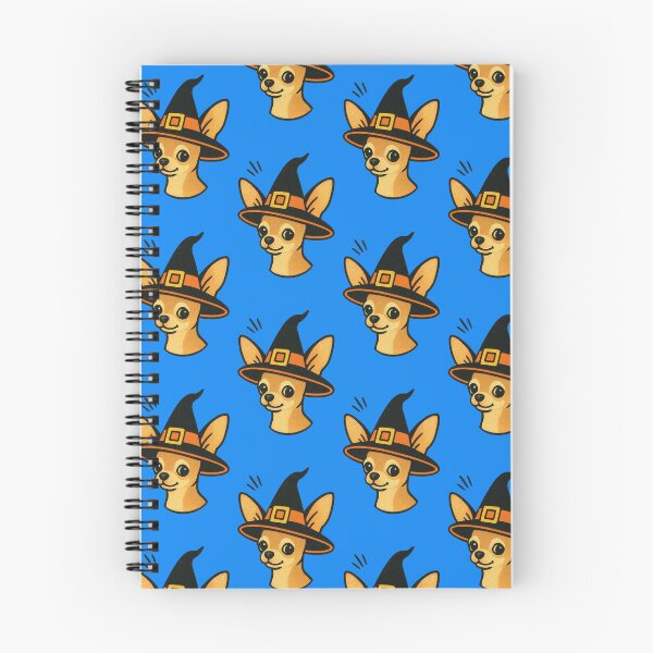 Item preview,  Chihuahua Retro Halloween Witch Hat Illustration designed and sold by Flying Doggo.
