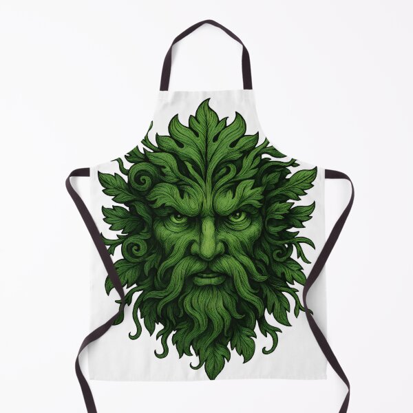 Item preview, Green Man Pagan Nature Spirit Art designed and sold by Shoot-The-Moon.