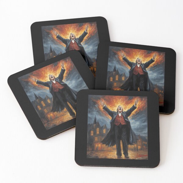 Item preview, Epic Rock Legend Meat Loaf'S Melodramatic Pose 1072 designed and sold by TAMERAKNAPPSHOP.