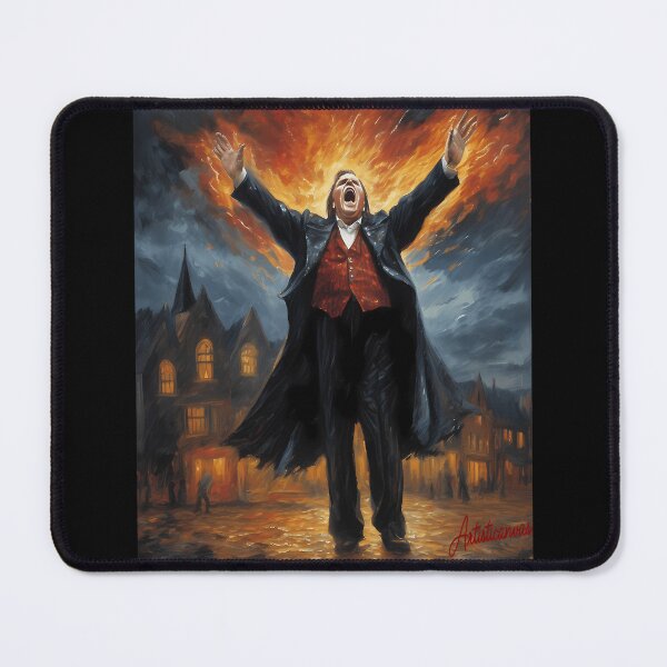 Item preview, Epic Rock Legend Meat Loaf'S Melodramatic Pose 1072 designed and sold by TAMERAKNAPPSHOP.