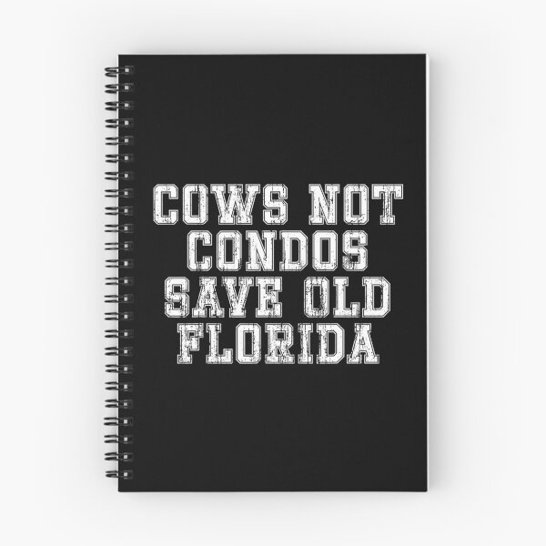 Item preview, Cows Not Condos – Save Old Florida Vintage Protest Design designed and sold by kawaiivsglitch.