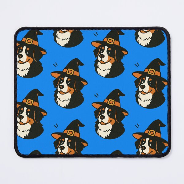 Item preview, Bernese Mountain Dog Retro Halloween Illustration designed and sold by Flying Doggo.