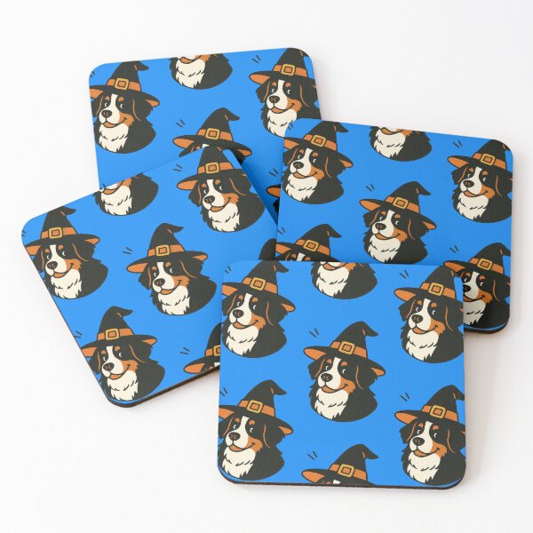 Item preview, Bernese Mountain Dog Retro Halloween Illustration designed and sold by Flying Doggo.