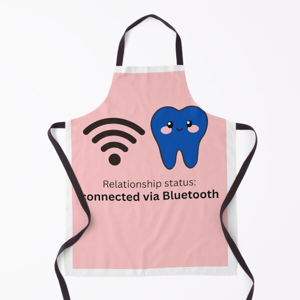 Item preview, Cute Relationship Status Meme Connected via Bluetooth Wi-Fi and Tooth Pun designed and sold by Chexyz.