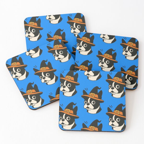 Item preview, Boston Terrier Retro Halloween Dog Illustration designed and sold by Flying Doggo.