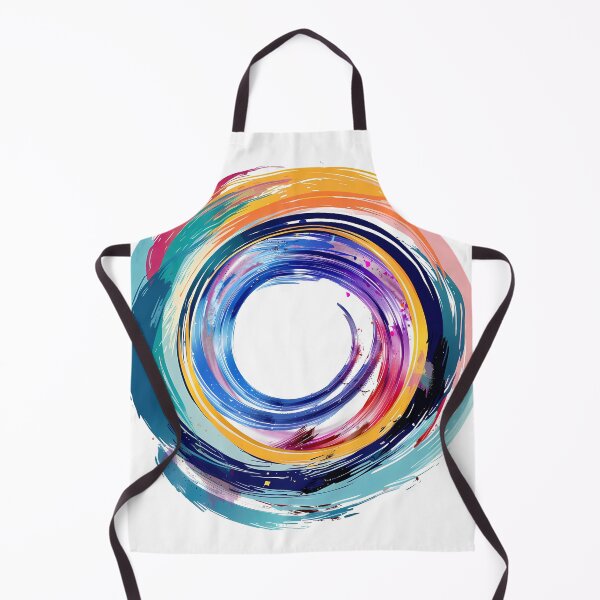 Item preview, Abstract Colorful Circle – Modern Brushstroke Art designed and sold by DesignArtist.ia.