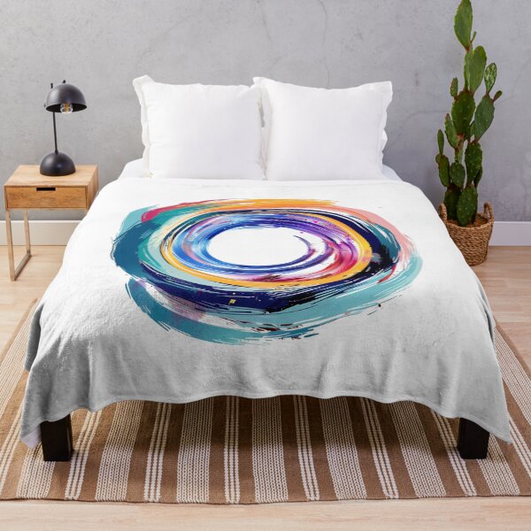 Item preview, Abstract Colorful Circle – Modern Brushstroke Art designed and sold by DesignArtist.ia.