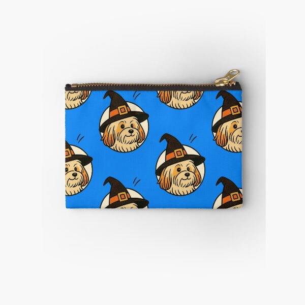 Item preview, Havanese Retro Halloween Witch Hat Illustration designed and sold by Flying Doggo.