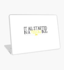In A Yellow Bug Laptop Skin