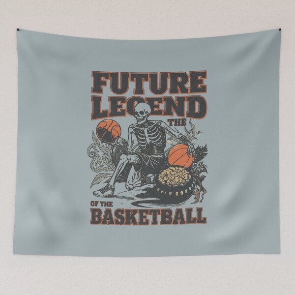 Item preview, Retro Basketball Skeleton Legend designed and sold by Zakrytos ★★★★★.