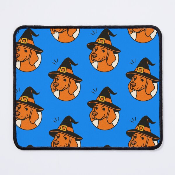 Item preview, Vizsla Retro Halloween Witch Hat Illustration designed and sold by Flying Doggo.