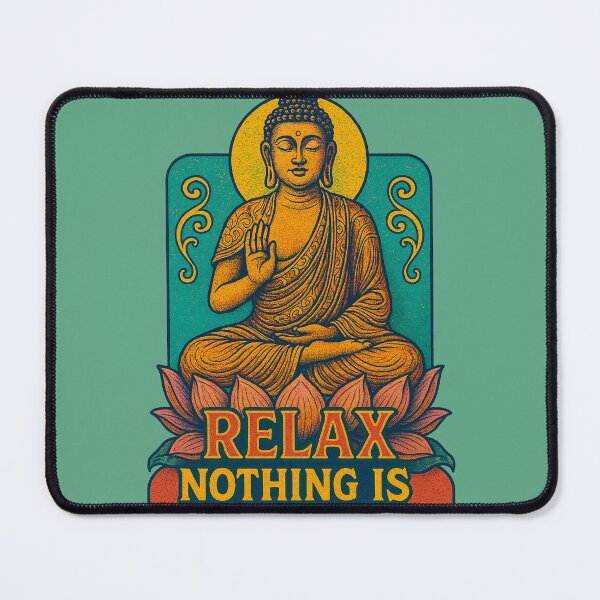 Item preview, Relax Nothing Is Under Control Buddha Zen Wisdom Design designed and sold by FrictionMaxxing.