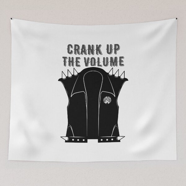 Item preview, Leather Rocker Vest | Crank Up The Volume designed and sold by ObsidianDaz.